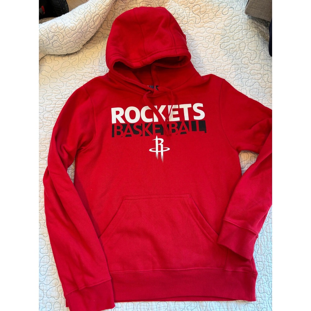 Houston Rockets Basketball Hoodie Men's Size S Red‎ NBA NWOT #28